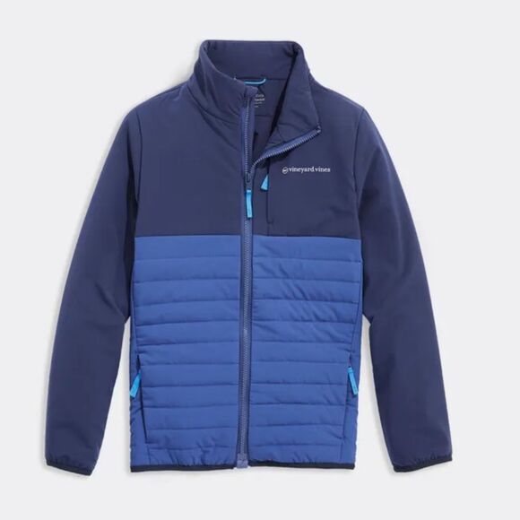 NWOT Vineyard Vines Boys Marine Air Full Zip‎ Jacket size XL
